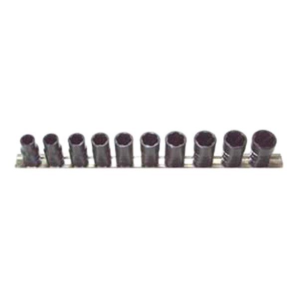 Turbo Sockets® - 10-piece 1/2" Drive 12 to 21 mm Bolt Extractor Set