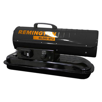 Heat Hog® REM-80TBOA-KFA-B - Remington™ 80000 BTU Battery Operated Diesel  Forced Air Heater with Thermostat - TOOLSiD.com