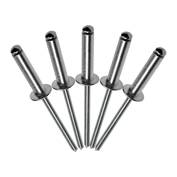 HeliCoil® - POP™ 1/8" x 3/8" SAE Steel Medium Head Silver Blind Rivets (100 Pieces)