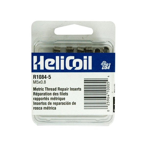 HeliCoil® - M5-0.8 x 7.5 mm Coarse Stainless Steel Free Running Helical Insert