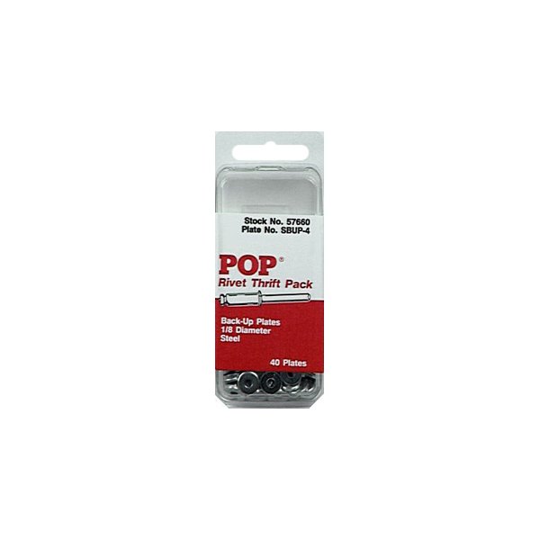 HeliCoil® - POP™ 1/8" Steel Round Rivet Back-Up Washers (40 Pieces)