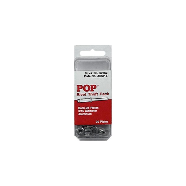 HeliCoil® - POP™ 3/16" Aluminum Round Rivet Back-Up Washers (30 Pieces)