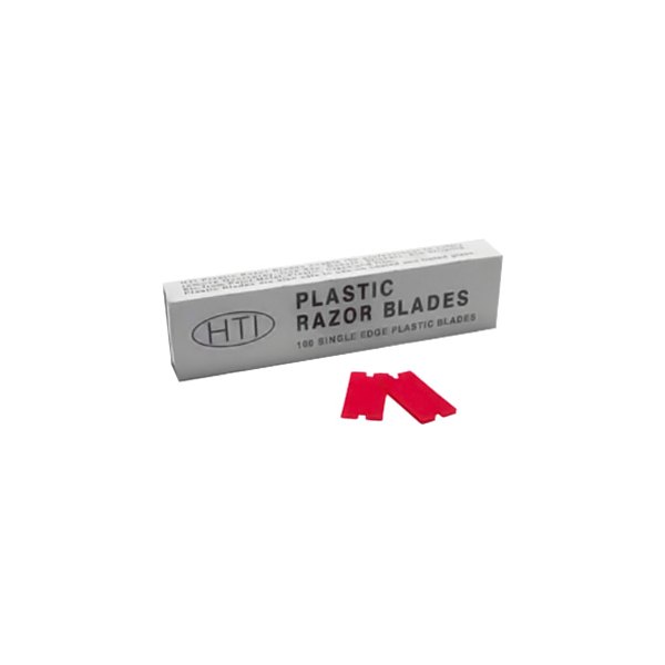 Hi-Tech® - 100 Pieces Single Edge Plastic Razor Blade Pack