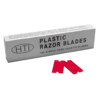 Hi-Tech® - 100 Pieces Single Edge Plastic Razor Blade Pack
