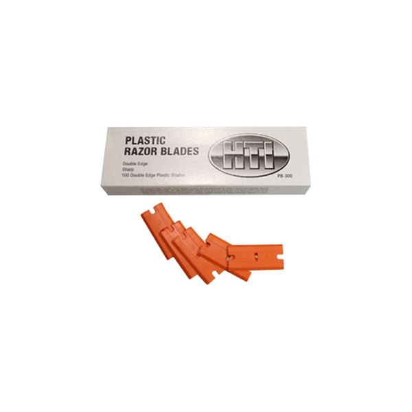 Hi-Tech® - 50 Pieces Double Edge Plastic Razor Blade Pack