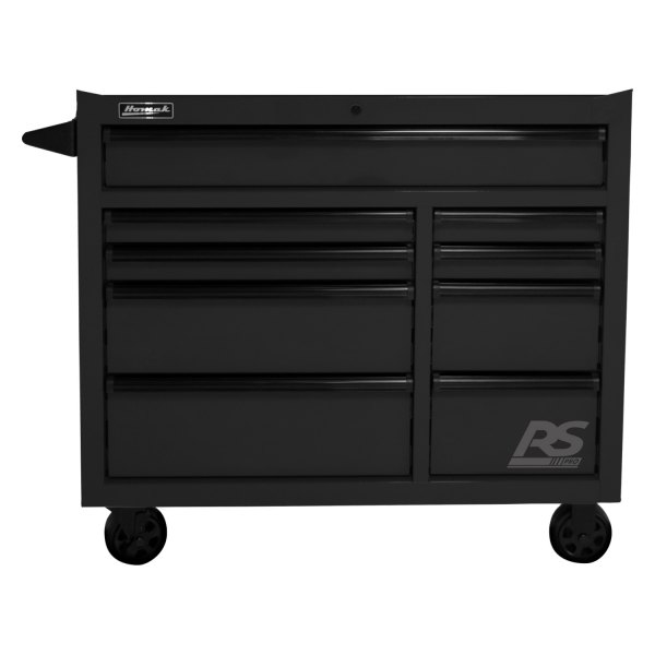 Homak® - RS Pro™ Black Rolling Tool Cabinet (41" W x 24" D x 39" H)