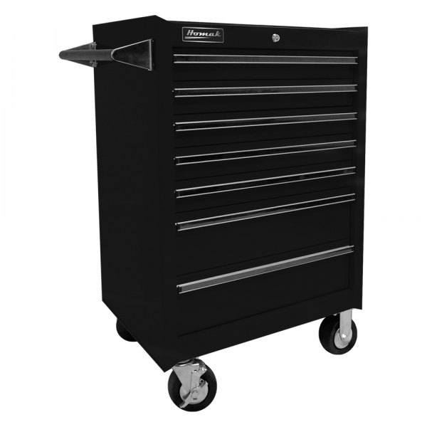 Homak® - Pro™ Black Rolling Tool Cabinet (27" W x 18" D x 39" H)
