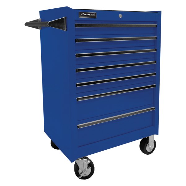 Homak® - Pro™ Blue Rolling Tool Cabinet (27" W x 18" D x 39" H)