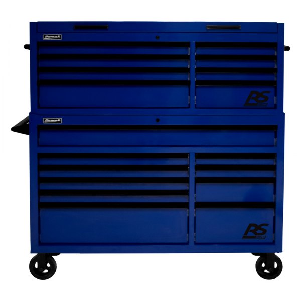 Homak® - RS Pro™ Blue Rolling Tool Cabinet Combo (54" W x 24" D x 62" H)