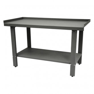 Homak® - Gray Industrial Workbench (27-1/2"W x 59"L x 37"H)