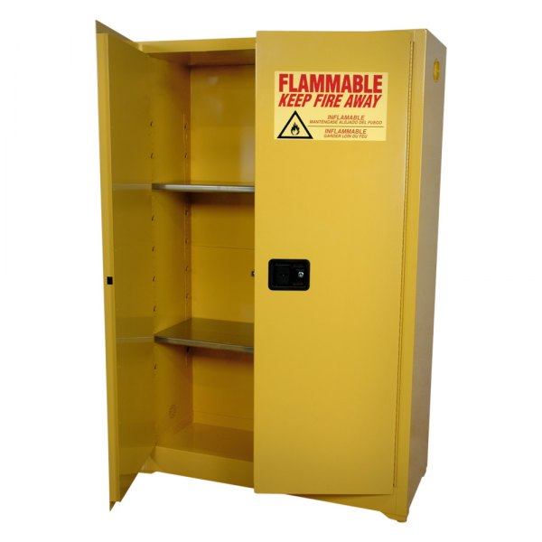 Homak® HOMYW00750450 - 45 gal Yellow Flammable Liquids Safety Cabinet
