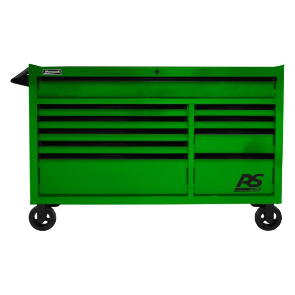 Homak® - RS Pro™ Lime Green Rolling Tool Cabinet (54" W x 24" D x 40.37" H)
