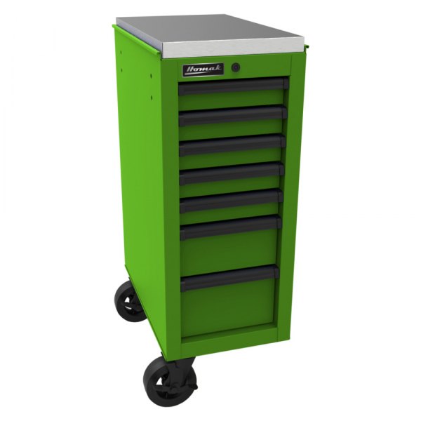 Homak® - RS Pro™ Lime Green Side Tool Cabinet (14.5" W x 24" D x 33" H)