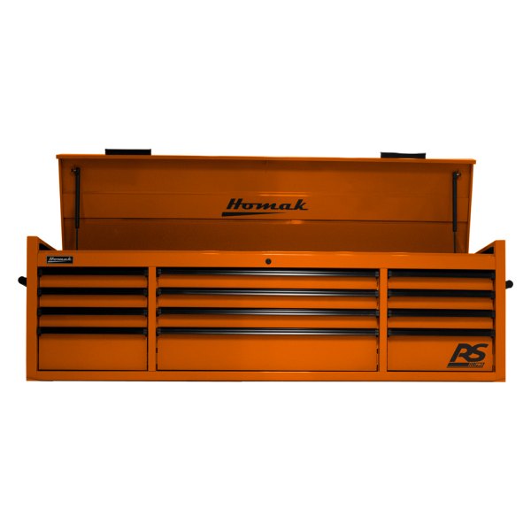 Homak® - RS Pro™ Orange Top Chest (72" W x 24" D x 21" H)