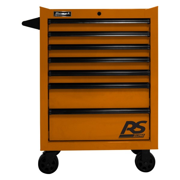 Homak® - RS Pro™ Orange Rolling Tool Cabinet (27" W x 24" D x 39" H)