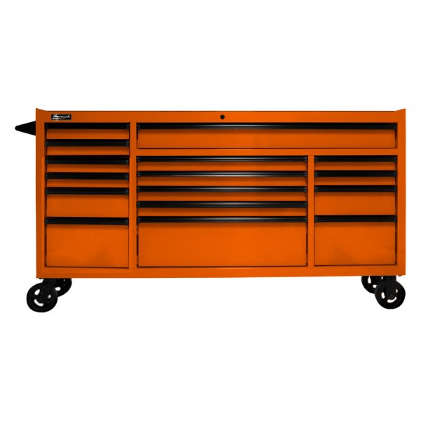 Homak® - RS Pro™ Orange Rolling Tool Cabinet (72" W x 24" D x 40" H)