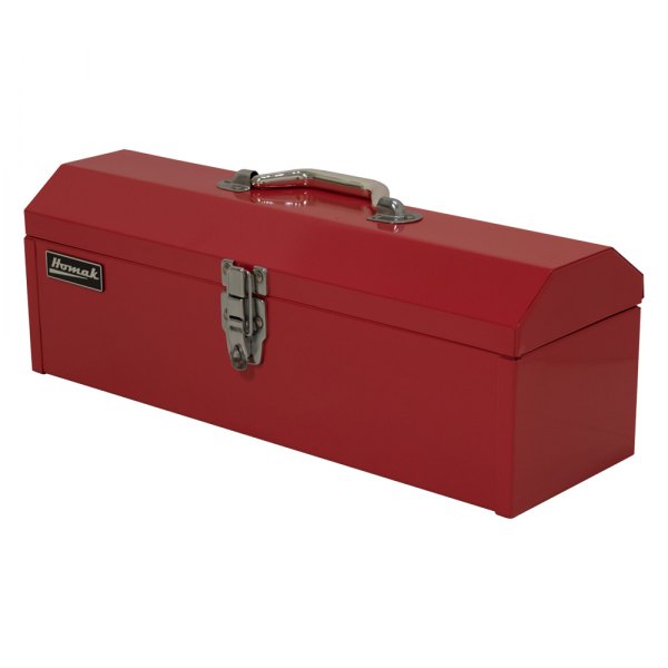 Homak® - Hip Roof Steel Portable Tool Box (16" W x 6" D x 4" H)
