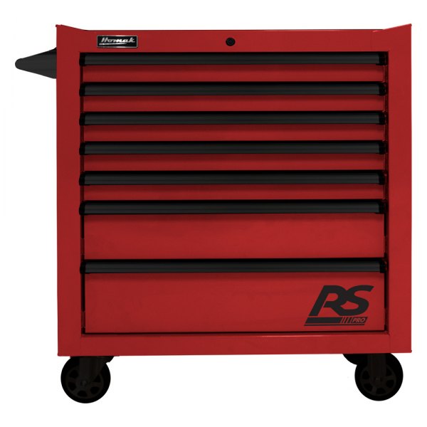 Homak® - RS Pro™ Red Rolling Tool Cabinet (36" W x 24" D x 39" H)