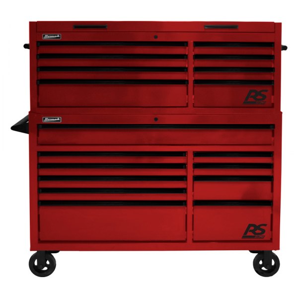 Homak® - RS Pro™ Red Rolling Tool Cabinet Combo (54" W x 24" D x 62" H)