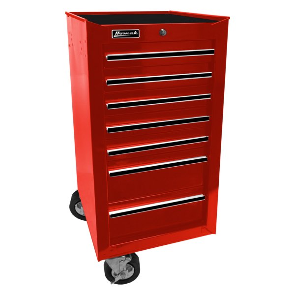 Homak® - Pro™ Red Side Tool Cabinet (17" W x 18" D x 33" H)