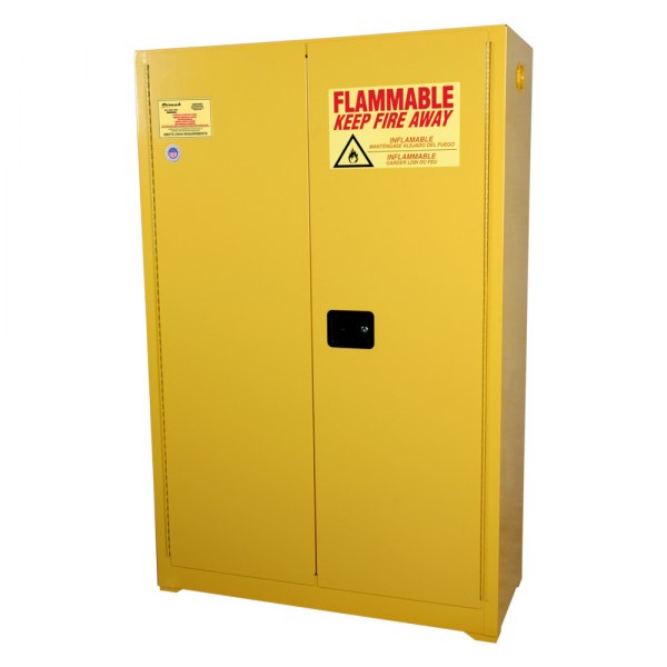 Homak® - 45 gal Yellow Flammable Liquids Safety Cabinet