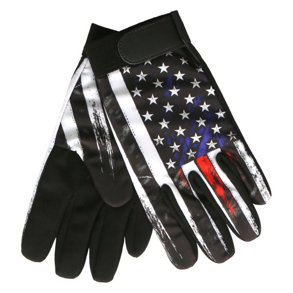 Hot Leathers® - Small Vintage American Flag Mechanics Gloves 