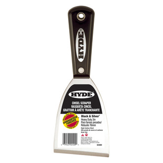 HYDE® - Black & Silver™ Straight Chisel Scraper
