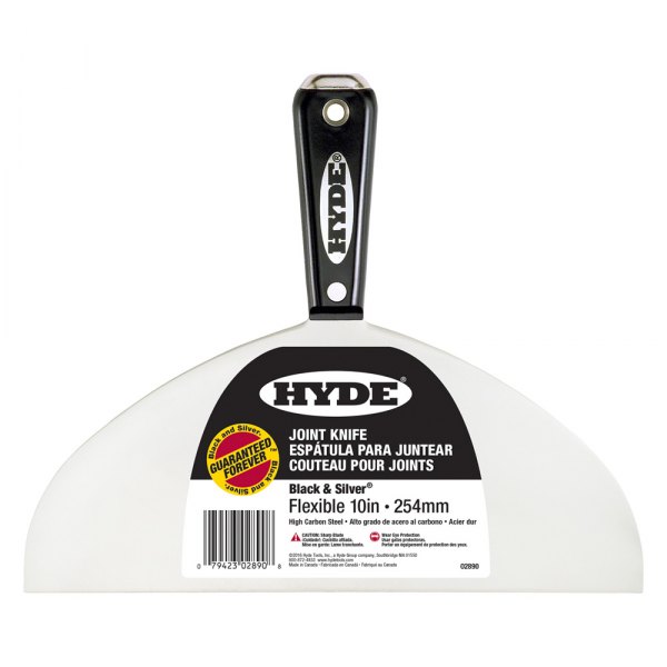 HYDE® - Black & Silver™ Hammer Head™ 10" Flexible Carbon Steel Joint Knife