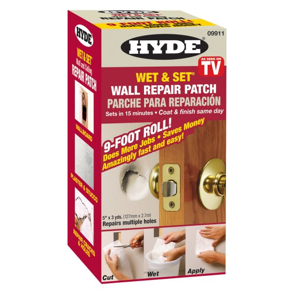 HYDE® - Wet & Set™ 9' x 5" Repair Patch Contractor
