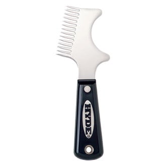HYDE® - Black/Silver Stainless Steel Paint Brush & Roller Cleaner