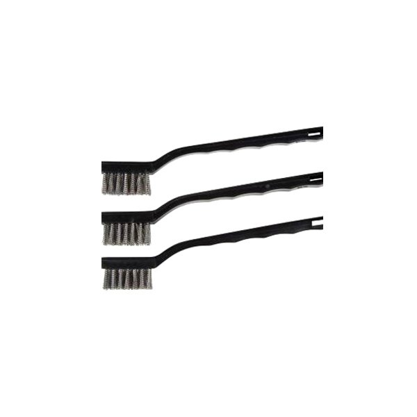 HYDE® - 7" Stainless Steel Mini Wire Brush (3 Pieces)
