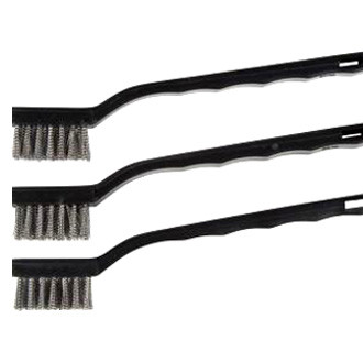 HYDE® - 7" Stainless Steel Mini Wire Brush (3 Pieces)