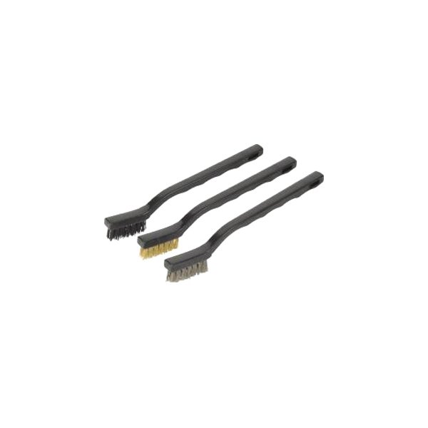 HYDE® - 3-Piece 7" Polypropylene Mini Wire Brush Set