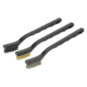 HYDE® - 3-Piece 7" Polypropylene Mini Wire Brush Set