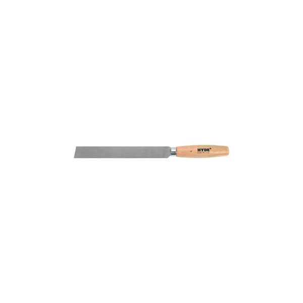 HYDE® - 8" Square Point Fixed Utility Knife with Wood Handle