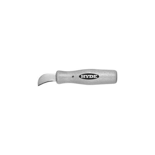 HYDE® - 3-1/4" Cable Fixed Utility Knife with Wood Handle