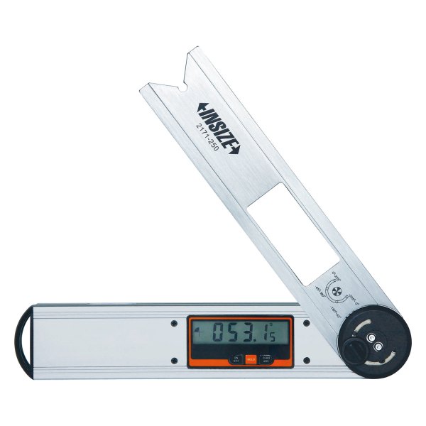 Insize® - 0° to 360° Digital Gauge Protractor with Level Vial