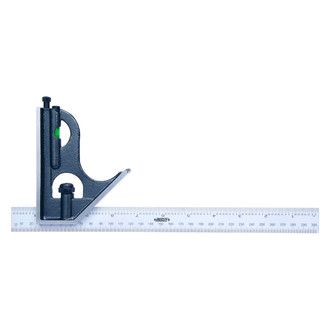 Insize® - 2 Piece 12" Cast Iron Combination Square Set