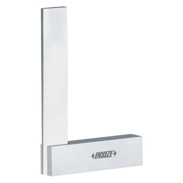 Insize® - 3.9" Stainless Steel Wide Base Flat Square
