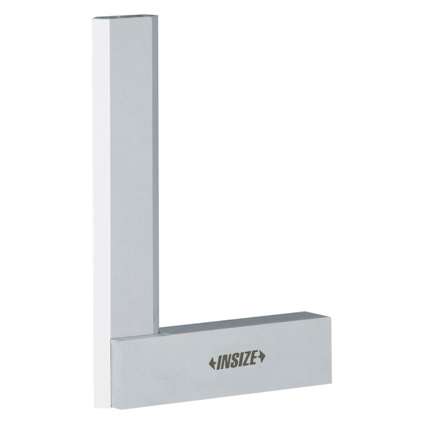 Insize® - 3.9" Stainless Steel Beveled Edge Wide Base Square