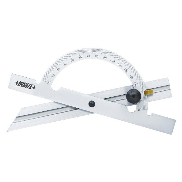 Insize® - 10° to 170° Dial Gauge Protractor with Clamping Screw