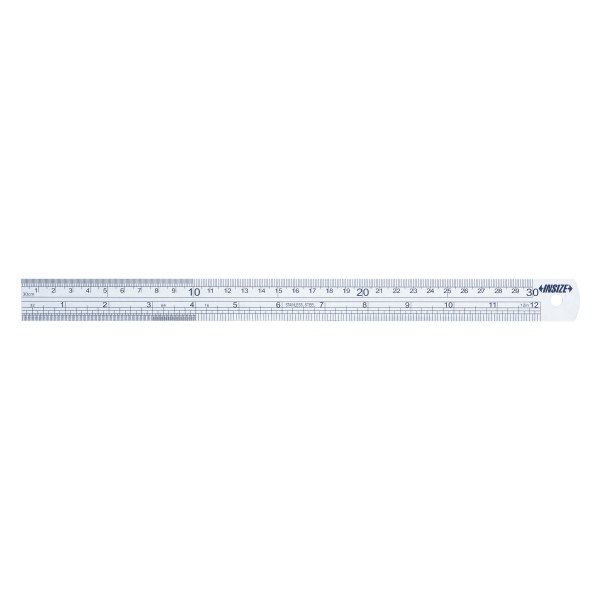 Insize® - 40" (1000 mm) SAE/Metric Semi-Flexible Stainless Steel Ruler