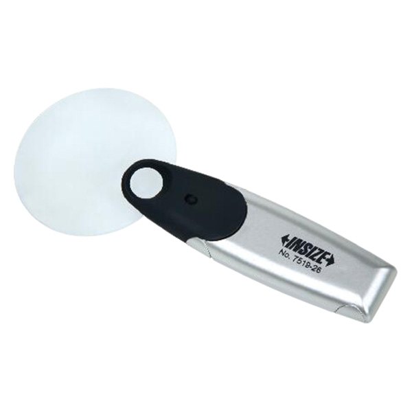 Insize® - 2x/6x Round Lighted Magnifier