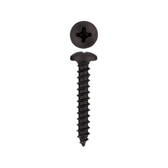 Install Bay® - #8 x 1" Steel Black Phillips Pan Head SAE Screws (500 Pieces)