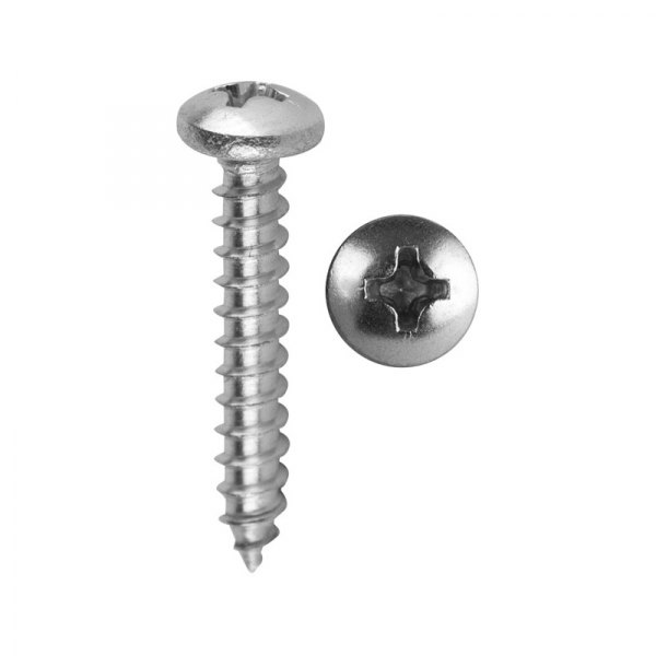 Install Bay® - #8 x 1" Stainless Steel Phillips Oval Head SAE Screws (100 Pieces)