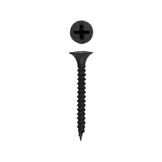 Install Bay® - #6 x 1-1/4" Steel Black Coarse Phillips Bugle Head SAE Screws (500 Pieces)