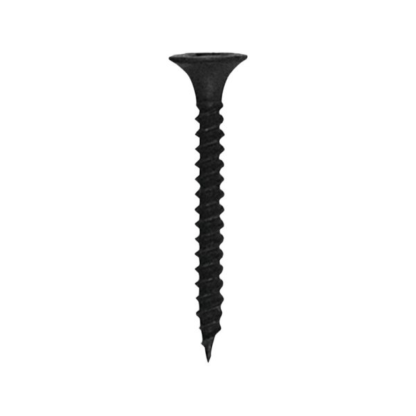 Install Bay® - #8 x 3" Steel Black Coarse Phillips Bugle Head SAE Screws (500 Pieces)
