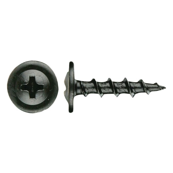 Install Bay® - #8 x 3/4" Steel Black Coarse Phillips Washer Head SAE Screws (500 Pieces)
