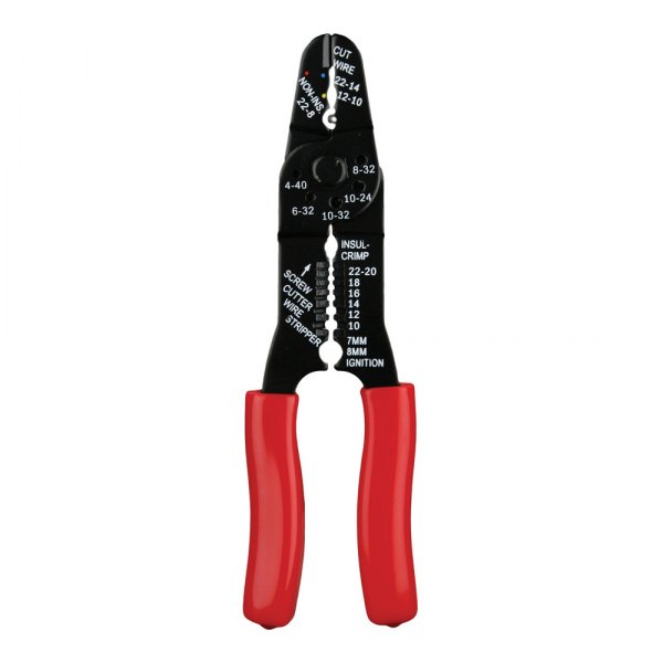 Install Bay® - SAE 22-10 AWG Fixed Stripper/Crimper/Wire and Screw Cutter Multi-Tool