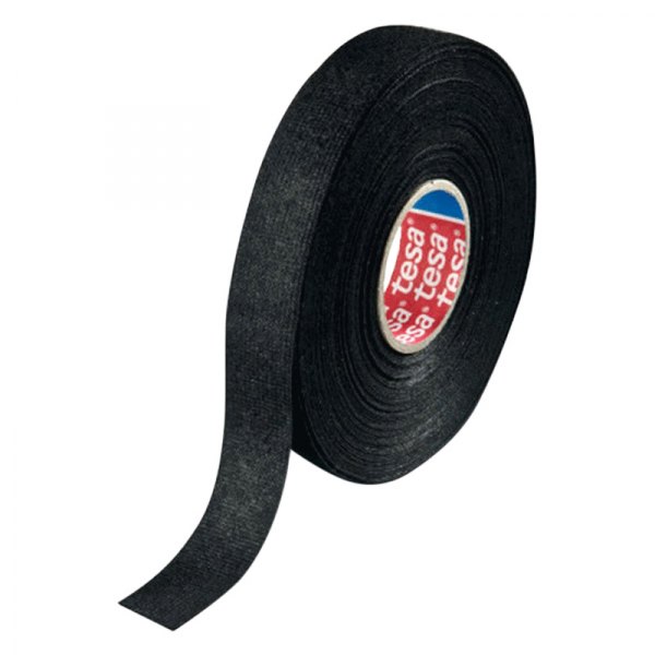 Install Bay® - Tesa™ 82' x 0.75" Black Cloth Tape for Interior Underdash Harnessing